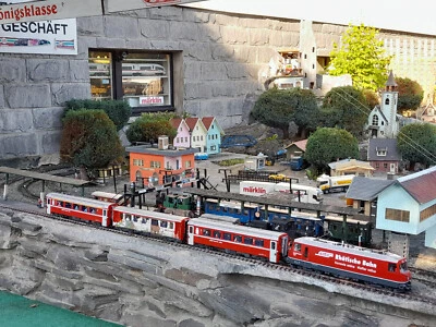 Spur G - LGB - Rhätische Bahn " BÄRENLANDZUG " einmalige , nachgerüstete MODELLE - Bild 1 von 4