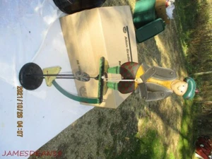 Pendulum Figure, Balance Figure Nodding GOLFER  TEEING OFF, Metal 22in GOLFING - Picture 1 of 7