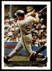 1993 Topps GOLD #397 George Brett   Baseball Kansas City Royals