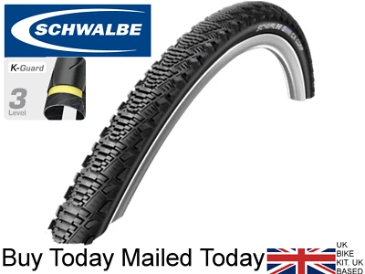 Pneumatici e tubo antiforatura Schwalbe CX Comp 700 x 30c 35c 38c Gravel Cyclo Cross - Immagine 1 di 4