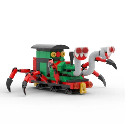MOC: Mutated Green Spider Train with 6 Feet 190 Pieces Building Toys Set - Image 1 of 4