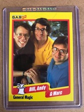 G.A.S. Trading Cards Series 2 #10 General Magic Yellow Rookie RC #30/100 SP