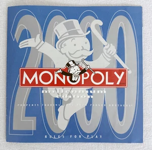 2000 MONOPOLY MILLENNIUM EDITION Parts: Rules Booklet EUC - Picture 1 of 2