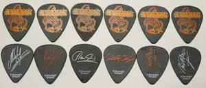 Scorpions rot & gelb Signature Tour Gitarren-Plektrum 6er-Set - Bild 1 von 1