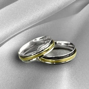 Drehring Massiver Bandring aus 925 Sterling Silber - RG925-22 - Bild 1 von 4