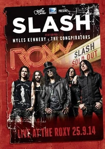 SLASH - DVD LIVE AT THE ROXY 25.9.14 ¡NUEVO! - Imagen 1 de 1