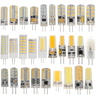 G4 G9 E14 Dimmable LED Bulb 2835 3014 COB Lamp Led Replace Halogen AC DC12V 220V - Image 1 of 4