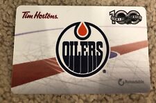 Edmonton Oilers 100th Tim Horton's CANADA Gift Card *No Value Reloadable Unused