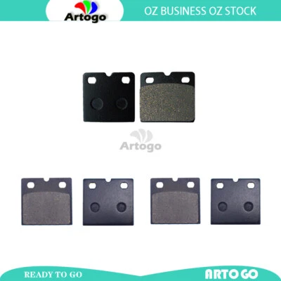 Motorcycle Front+Rear Brake Pads For BMW K100 RT ABS-8 Valve Oct.1988 1989 - Image 1 of 3