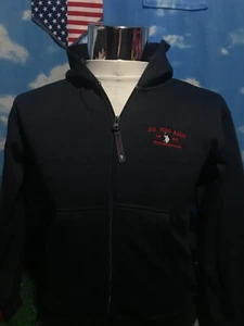 US Polo Association Hooded full Zip sweatshirt Youth Large 14-16 32 s3 - Picture 1 of 9