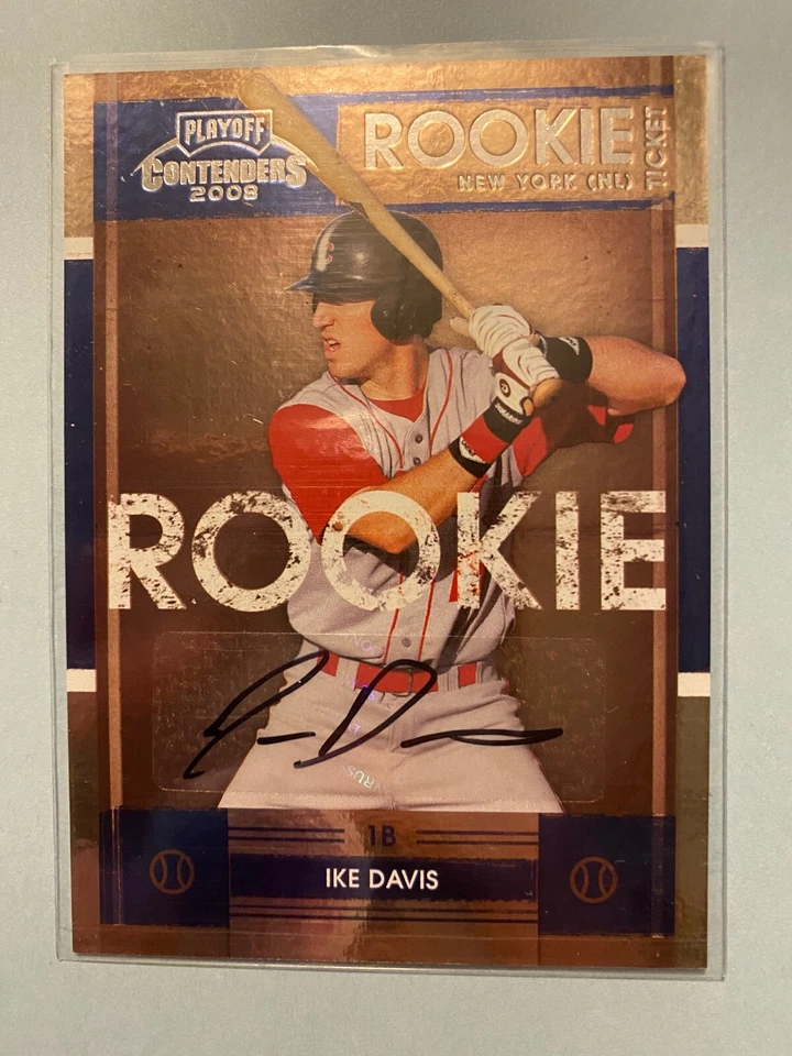 A36,756 - 2008 Playoff Contenders #84 Ike Davis Autograph - Image 1 of 1