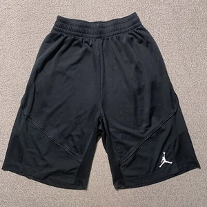 Nike Dri Fit Shorts Boy S Black Jumpman Pockets Basketball Drawstring Youth - Picture 1 of 16