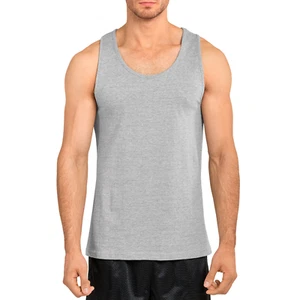 Men's Tank Tops Premium Cotton Heavyweight Muscle Tanks Sleeveless Tops - Picture 1 of 13