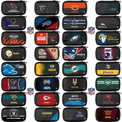 Estuche de dardos con licencia oficial NFL billetera de fútbol americano