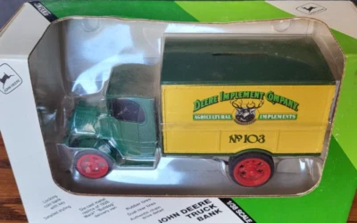 Vintage ERTL 1/38 Scale John Deere Truck Bank Of 1926 Mack Bulldog Truck -NIB - Image 1 of 4