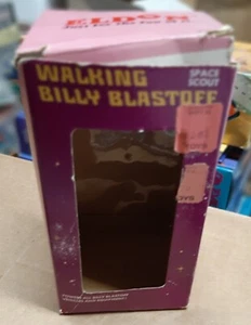 VINTAGE ELDON 1970 WALKING BILLY BLASTOFF BOX ONLY NO INSERT CLEAN AVERAGE WEAR - Picture 1 of 7