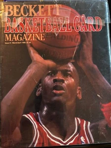 Michael Jordan Beckett Basket Magazine #1 CGC Graded 8.0 1990 NEWCASE Ewing Back - Picture 1 of 1