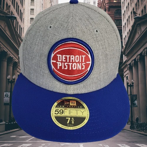 Detroit Pistons New Era 59Fifty Low Profile Men's Size 7 5/8 - Image 1 of 1