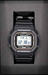 CASIO G-SHOCK GW-5000U-1JF GW-5000 Solar Radio Digital Men Watch Black Japan - Picture 1 of 14