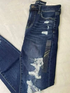 American Eagle Next Level Stretch Jeans size 4s - Picture 1 of 6