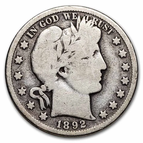 1892-S Barber Half Dollar Good - SKU#13653 Cover