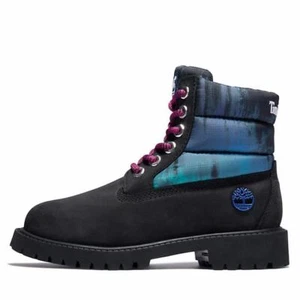 Timberland 6in Premium Black Padded Collar Northern Lights Boot rrp £120 - Picture 1 of 1