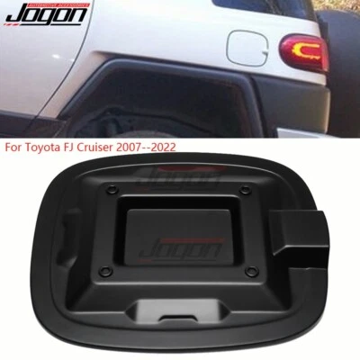 Black ABS Fuel Tank Covers Gas Cap Oil For Toyota FJ Cruiser 2007 2008 2009-2022 - Image 1 of 4