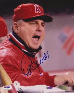 Mike Scioscia SIGNED 8x10 Photo Los Angeles Angels PSA/DNA AUTOGRAPHED - Picture 1 of 1