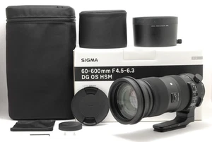 [TOP MINT w/Hood] SIGMA 60-600mm F4.5-6.3 DG OS HSM Sports Lens for Canon JAPAN - Picture 1 of 24