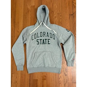 Felpa con cappuccio pullover Colorado State League unisex grigio verde taglia media - Foto 1 di 5