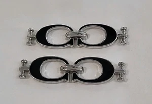 Authentische Coach Gold/Braun Metall Ersatz Schuhe Logos Menge von zwei  - Bild 1 von 6