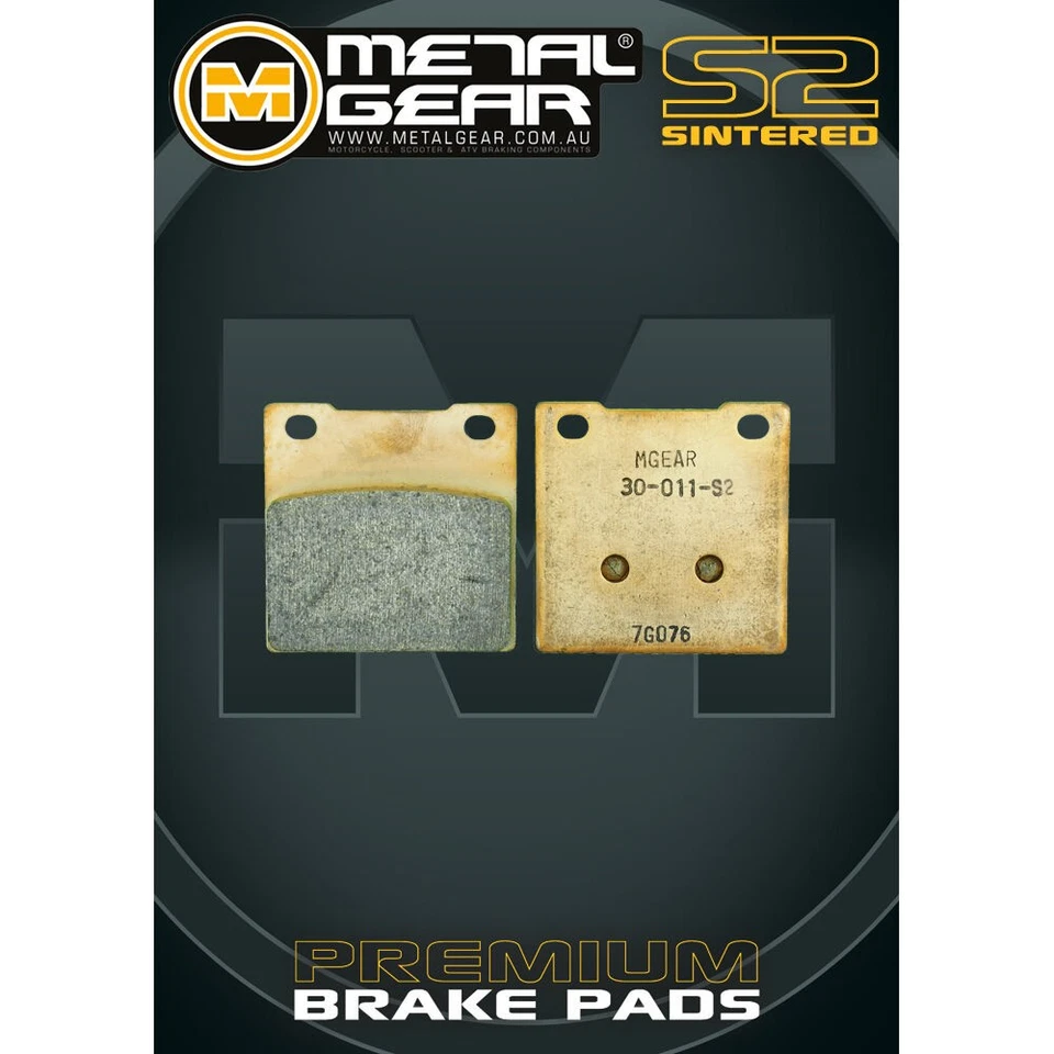 Brake Pads Sintered S2 Rear for SUZUKI GS 500 E 1994 1995 1996 1997 1998 1999 - Image 1 of 1