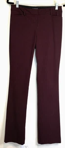 Express Columnist Bootcut Low Rise Hose schwarz rot kariert Gr. 0 Stretch - Bild 1 von 9