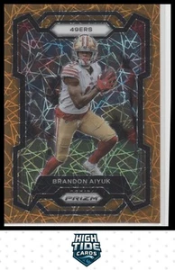 Panini Prizm #265 2023 Brandon Aiyuk Orange Ice - Imagen 1 de 2