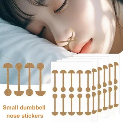 Small dumbbell nose stickers Highly breathable, suitable For all skin E3I4 - image 1 of 4