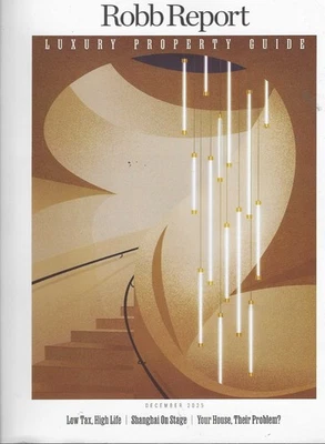 Robb Report Magazine December 2025 two magazines