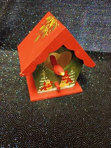 Toleware antico uccellino arte popolare Maria Kurtz originale dipinto a mano arte firmato - Foto 1 di 4