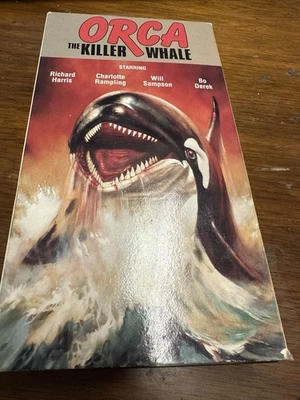 Orca: The Killer Whale (VHS, 1992) Richard Harris, Charlotte Rampling, Bo Derek - Image 1 of 4