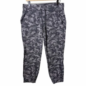 Lululemon Ready To Rulu Jaquard Camo Lunar Black/Grey  Cropped Jogger Womens 10 - Picture 1 of 9
