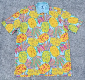 Camisa polo de rendimiento de manga corta CHUBBIES para hombre L The Low Tide piña - Imagen 1 de 7