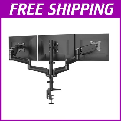 Gas Spring Triple Monitor Mount 32" Screens - Image 1 of 4