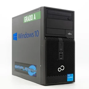 FUJITSU Esprimo P400 Core i5 Windows 10 Pro 16GB 960GB 1GB Gpu GT710 DVI, VGA - Picture 1 of 4