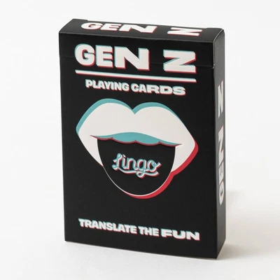 Gen Z Lingo Playing Cards - New and sealed - Fun