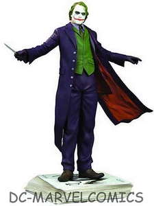 DC Comics The JOKER DARK KNIGHT BATMAN STATUE Heath Ledger MIB!! Rises  BATMAN  - Picture 1 of 11