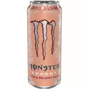 Nuovissima bevanda zuccherina Monster Ultra Peachy Keen Energy Zero 16 once (1 lattina) - Foto 1 di 2