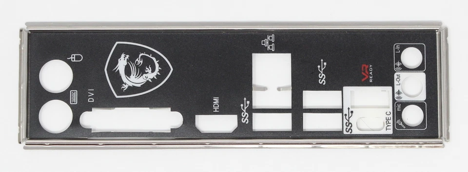 MSI H370M Bazooka - ATX Blende Slotblende IO Shield Slotblech (#21977) - Bild 1 von 1