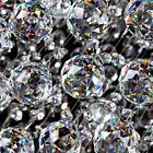 30mm/40mm Hanging Clear Crystal Lighting Ball Prisms DIY Curtain ChandelierD-zd