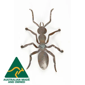 Magnetic Ant Australian Made Rusty Garden art - Picture 1 of 3