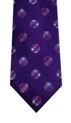Nick Cannon Corbata Hombre Púrpura Corbata Seda Delgada Nueva Foto 1 de 4