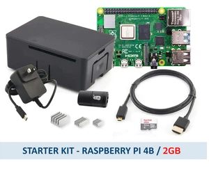 Raspberry Pi 4B 2GB Budget Kit - Picture 1 of 8